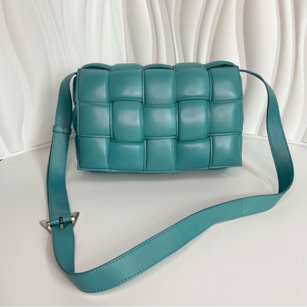 Bottega Veneta Intrecciato Padded Cassette Lambskin Shoulder Bag